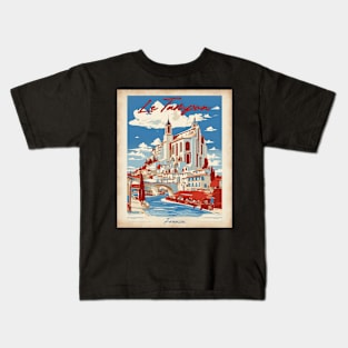 Le Tampon France Vintage Travel Poster Tourism Kids T-Shirt